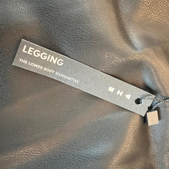 Mango Faux leather leggings Size L - Picture 5 of 5